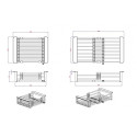 Washing basket Quadron B3821_BL, black
