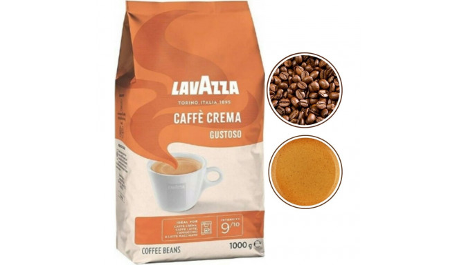 Lavazza Caffe Crema Gustoso coffee beans 1 kg