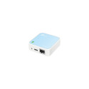 TP-Link TL-WR802N juhtmevaba ruuter Fast Ethernet Üks-raadiosagedusala (2.4 GHz) Sinine Valge