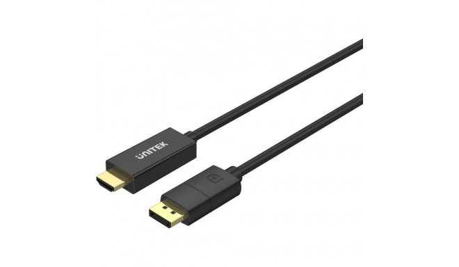 Unitek DisplayPort - HDMI Cable 1.8m Black (V1608A)