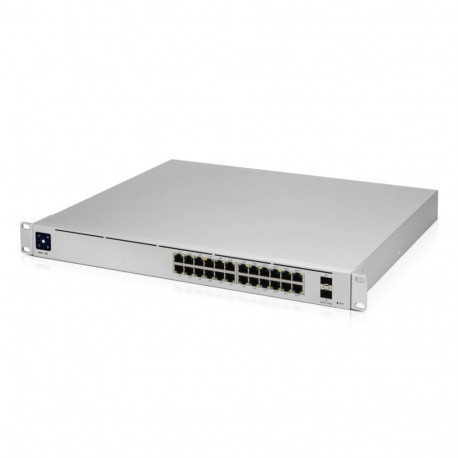 24+2P Ubiquiti UniFi USW-Pro-24-PoE 400W PoE++ M RM lüliti