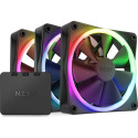 Nzxt F120 RGB 3-pack fan + Hub (RF-R12TF-B1)