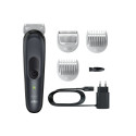 Braun Body Groomer BG3350 Cordless and corded Operating time (max) 80 min NiMH Black/Grey