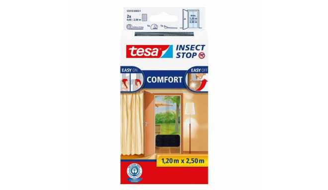 TESA MOSQUITO NET DOOR BLACK COMFORT 1.2m x 2.5m