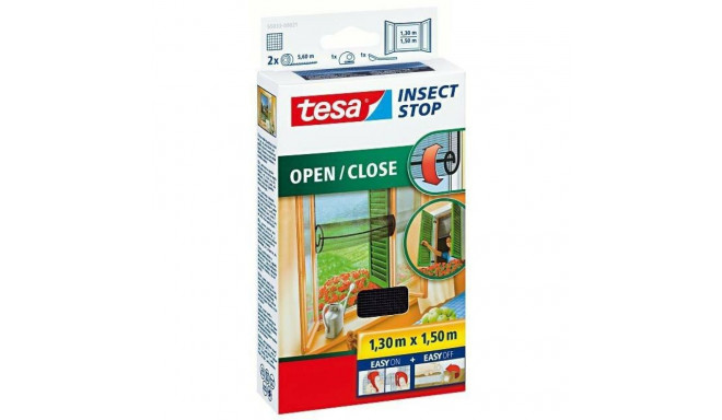 TESA ROLLABLE WINDOW MOSQUITO NET, BLACK 1.3m x 1.5m