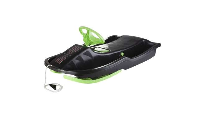 STIGA SNOWPOWER black/green sled with handle ST7122-19