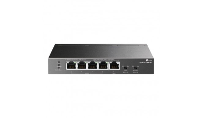 TP-LINK SG1005P-PD 5xGE (1xPoE++ 4xPoE+) lüliti
