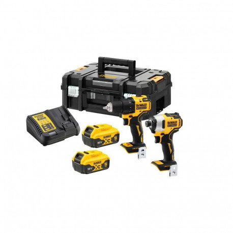 DEWALT.COMBO KIT 18V DCK2061P2T (DCD708+DCF809) 2x5.0Ah TSTAK %%%