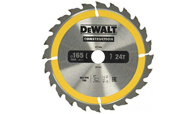DEWALT ketassaag 165x20mmx24z