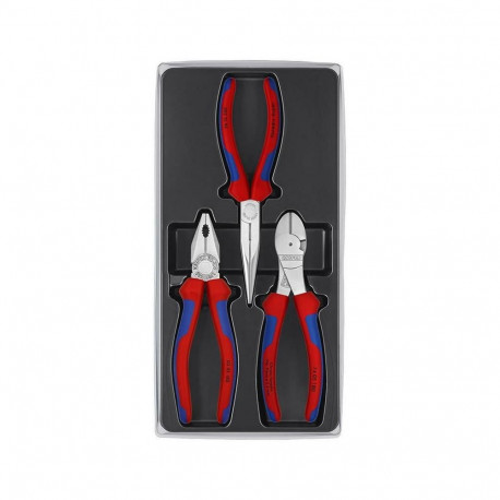 KNIPEX PLIERS SET 3 pcs. FOR SERVICE WORK 0305180/2615200/7405180