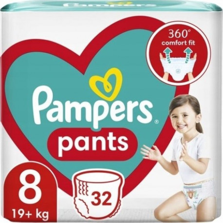 Pampers Diaper pants Pants 8, 19+ kg, 32 pcs.
