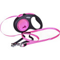 Flexi Automatic Lanyard New Neon M tape 5 m pink