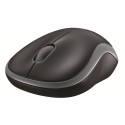 Logitech Wireless Mouse M185 - Ambidextrous - Optical - RF Wireless - 1000 DPI - Grey