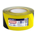 SPECIALIST+ warning tape black/yellow, 75 mm x 250 m