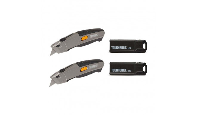 2 trapetsikujulist nuga + 50 tera komplekt ToughBuilt®