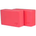 Yoga brick AVENTO 42YA 2pcs Pink