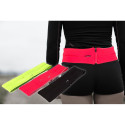 Sports Belt AVENTO 21PR M Fluorescent pink/Black/Silver