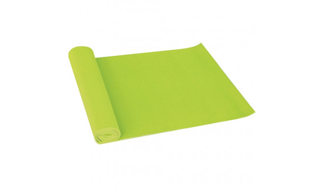 Yoga mat TOORX MAT173 non slip surface 173x60x0,4 lime green