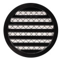 GRILLE ALUMINIUM ALLOY 125MM BLACK