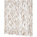 BATHROOM CURTAIN LEAVES BROWN 32618