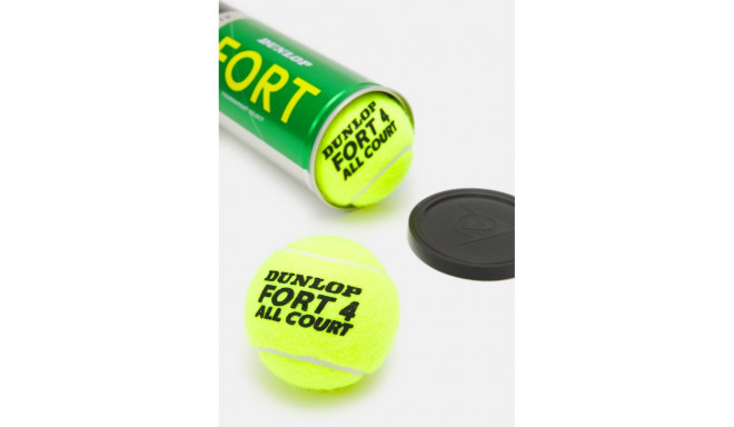 DUNLOP FORT ALL COURT TS Premium tennisepallid, 4 purki, ITF