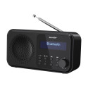 Sharp DR-P420(BK) Tokyo kaasaskantav digiraadio, FM/DAB/DAB+, Bluetooth 5.0, USB või patareitöö, Mus
