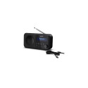 Sharp DR-P420(BK) Tokyo Portable Digital Radio, FM/DAB/DAB+, Bluetooth 5.0, USB or Battery Powered, 