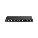 D-Link | 16-pordiline Gigabit lauaarvuti lüliti | DGS-1016S | Haldamata | Lauaarvuti