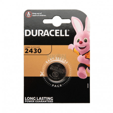 Duracell DL2430 BL1 CR2430 liitium patarei 1 tk