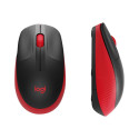 Logitech | Täissuuruses Hiir | M190 | Juhtmevaba | USB | Punane