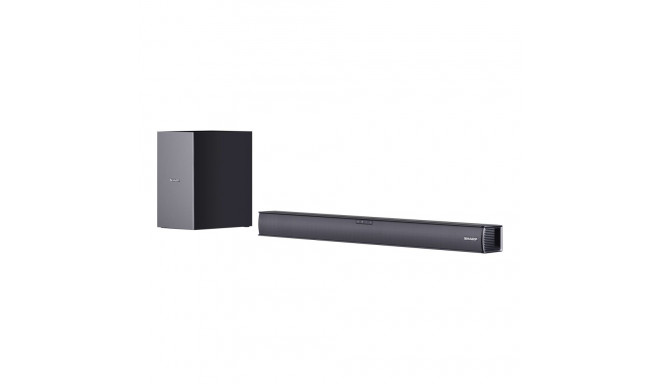 Sharp HT-SBW182 2.1 õhuke soundbar must AUX-sisend bluetooth HDMI optiline bluetooth 160 W juhtmevab