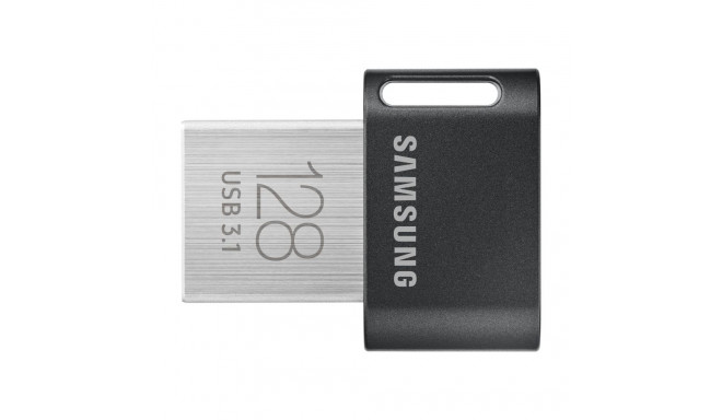 Samsung | FIT Plus | MUF-128AB/APC | 128 GB | USB 3.1 | Black/Silver