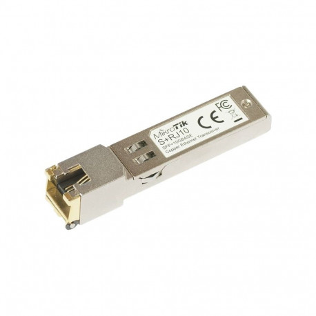 MikroTik S+RJ10 SFP+ vask RJ-45 10/100/1000/10000 Mbit/s maksimaalne edastuskaugus 200 m ainult akti