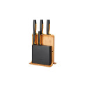 Fiskars FF 5-knife black and bamboo