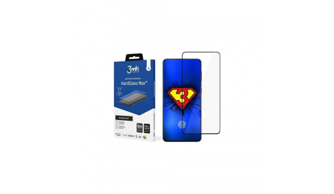3MK HardGlass Max FP Sam G996 S21+ must, täisekraan klaas