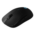 Logitech G PRO Wireless Gaming Mouse, RF Wireless, 25600 DPI, Black