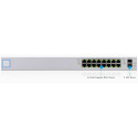 Ubiquiti UniFi 16-Port PoE Managed L2/L3 Gigabit Ethernet (10/100/1000) Power over Ethernet (PoE) 1U