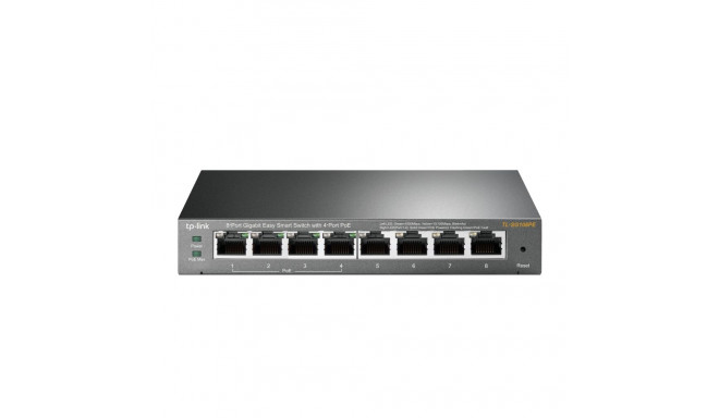 TP-Link TL-SG108PE Switch 8x RJ45 1000Mb/s, 4x PoE, 55W, Desktop, Managed