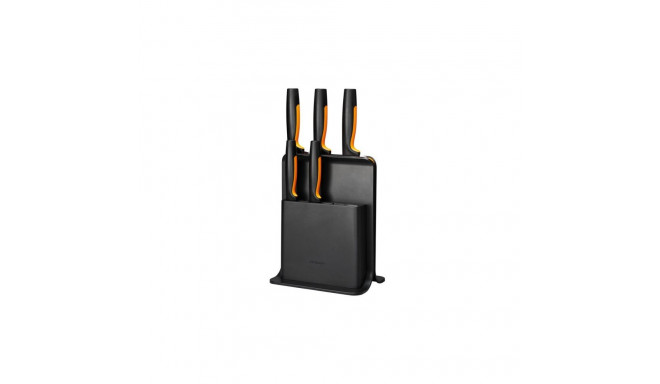 Knife set with plastic stand Fiskars FF, 5 knives