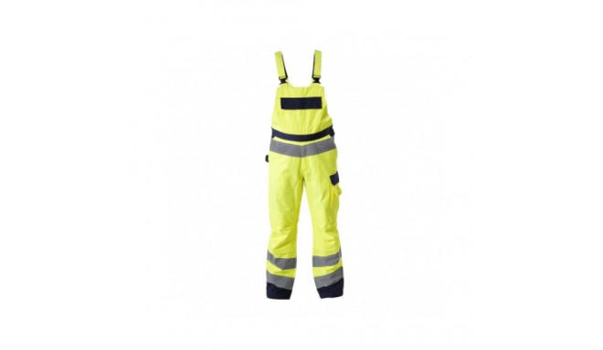 Lahti Pro Premium Hi-Vis Dungarees Yellow S (L4110701)