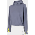 4f 4F Women's sweatshirt H4Z22-BLD021 Gray size M