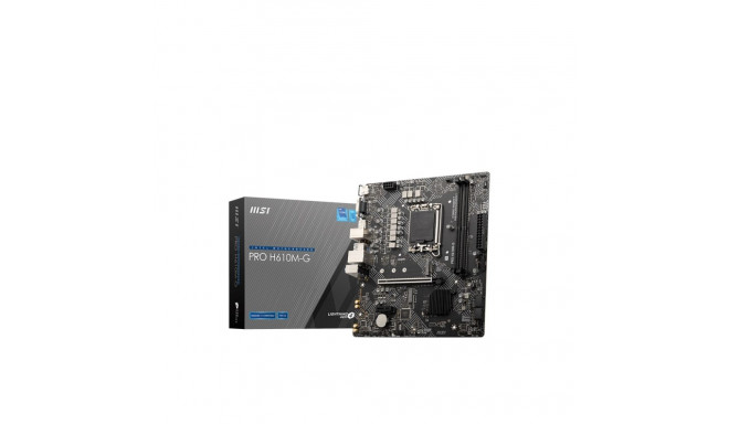 MSI PRO H610M-G motherboard