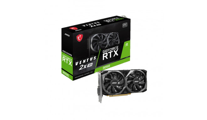 MSI GeForce RTX 3050 Ventus 2X XS OC 8GB GDDR6 graafikakaart