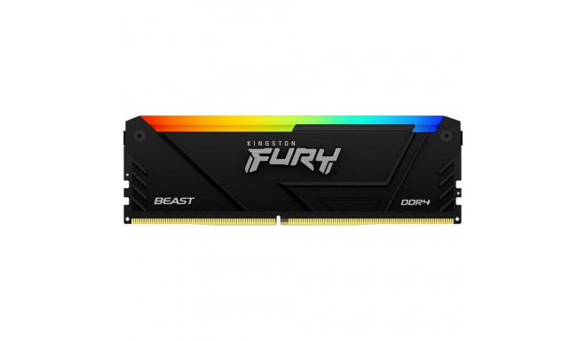 Kingston Fury Beast RGB mälu, DDR4, 32 GB, 3600MHz, CL18 (KF436C18BB2AK2/32)