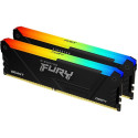 Kingston Fury Beast RGB memory, DDR4, 32 GB, 3600MHz, CL18 (KF436C18BB2AK2/32)