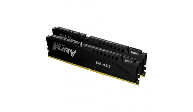 Kingston Fury Beast mälu, DDR5, 16 GB, 5200 MHz, CL36 (KF552C36BBEK2-16)
