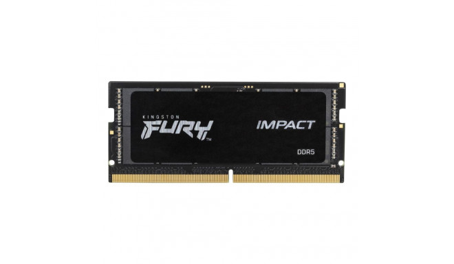 Kingston Fury Impact sülearvuti mälu, SODIMM, DDR5, 64 GB, 5600 MHz, CL40 (KF556S40IBK2-64)