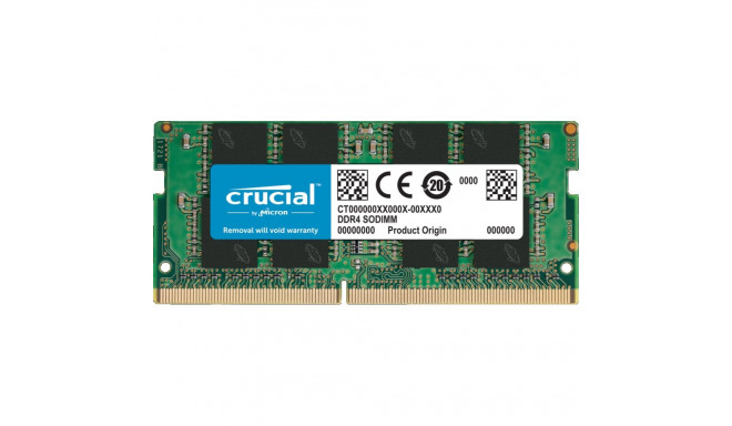 Crucial SODIMM laptop memory, DDR4, 16 GB, 3200 MHz, CL22 (CT16G4SFRA32A)