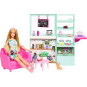 Mattel Barbie doll Relaxing in the cafe Set + HKT94 doll