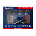 SPECIALIST+ gas and burner set (4+1)